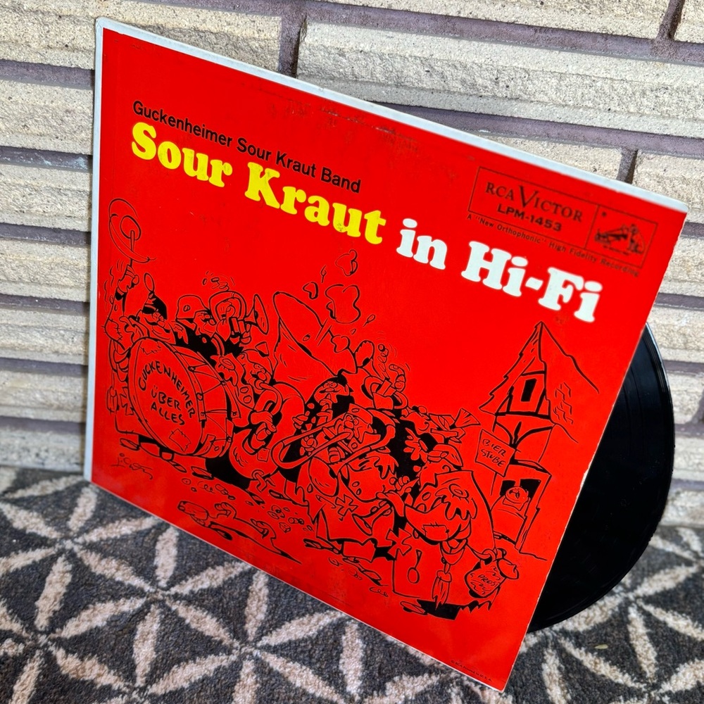 50's "Sour Kraut in Hi-Fi" Record - German Music - Beer Drinking Album - Oom-Pah